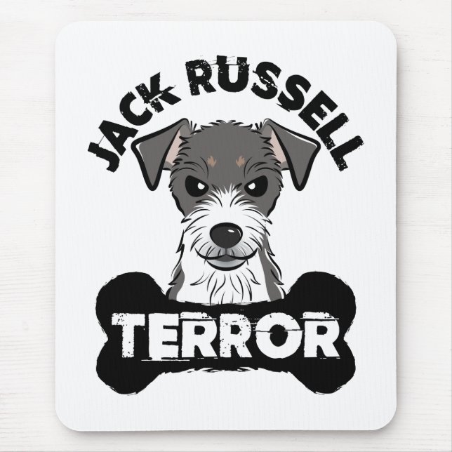 Jack Russell Terror Funny Parsons Terrier Hund Musmatta (Framsidan)