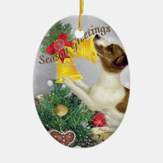 Jack Russell Time to Play Ornament