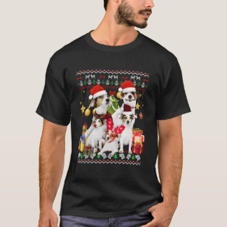 Jack Russell Ugly Santa T Shirt