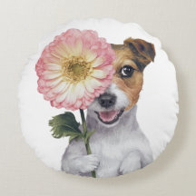 Jack Russell Watercolor Illustration