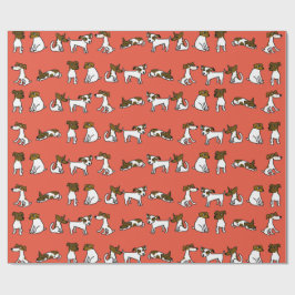 Jack Russell Wrapping Papper Presentpapper