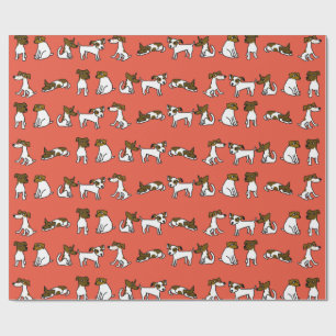 Jack Russell Wrapping Papper Presentpapper
