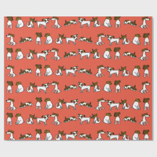 Jack Russell Wrapping Papper Presentpapper