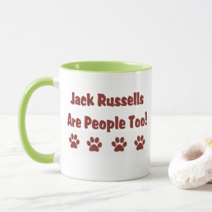 Jack Russells är människor i Mugg