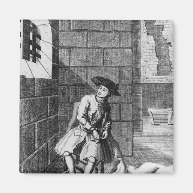 Jack Shepperd in Newgate Prison, 1724 Magnet (Framsidan)
