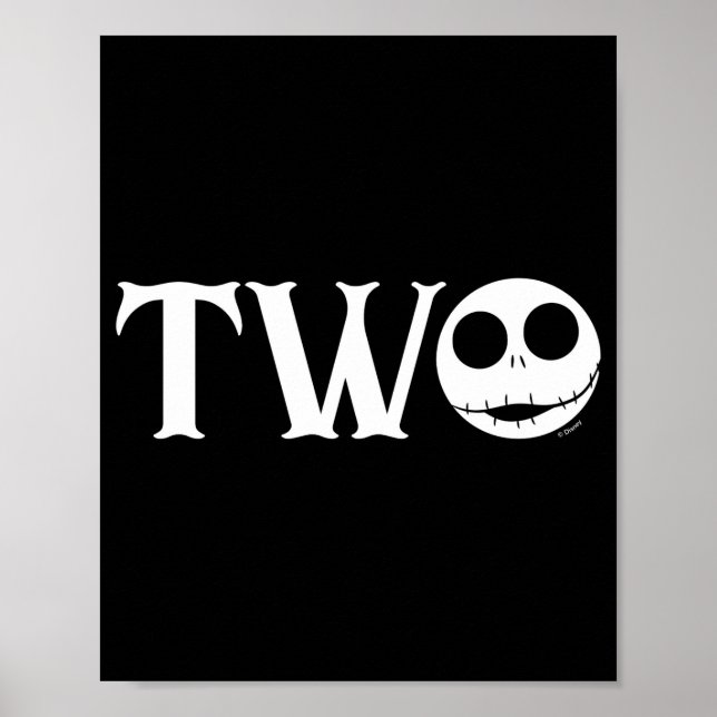Jack Skellington First Birthday Two Baby  Poster (Framsidan)