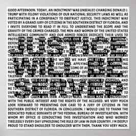 Jack Smith Anti Trump Indication Policy Quote P Poster