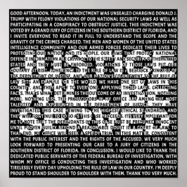 Jack Smith Anti Trump Indication Policy Quote Poster