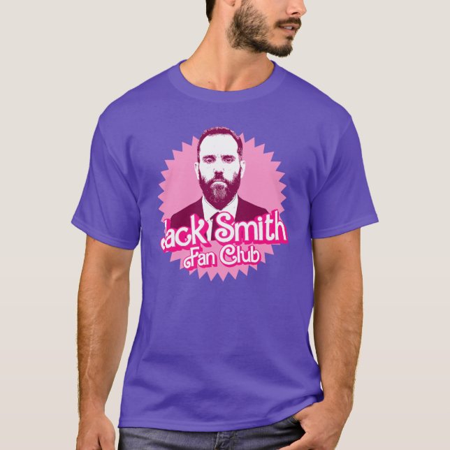 Jack Smith Fläkt Klubb i Rosa T Shirt (Framsida)