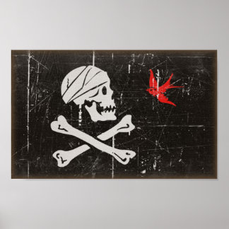 Jack Sparrows Jolly Roger Poster