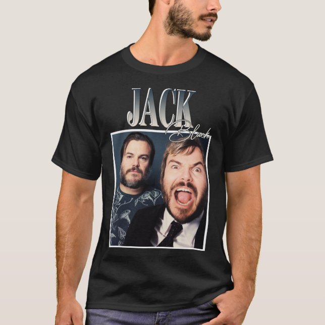 Jack svart Klassisk T-Shirt (Framsida)