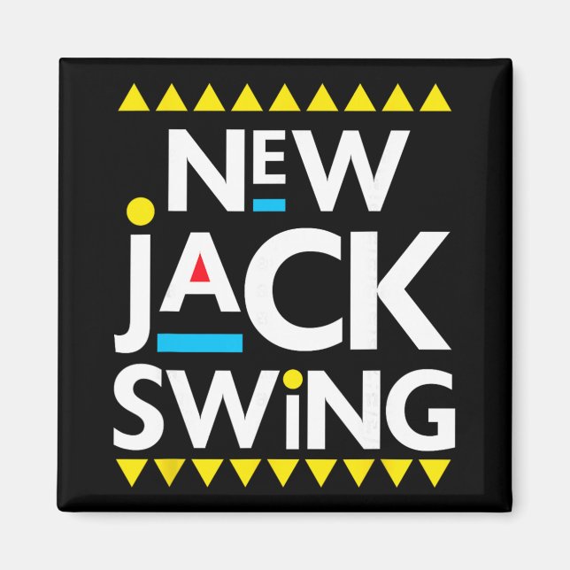 Jack Swing 90-tal R&amp;b Hip Hop  Magnet (Framsidan)