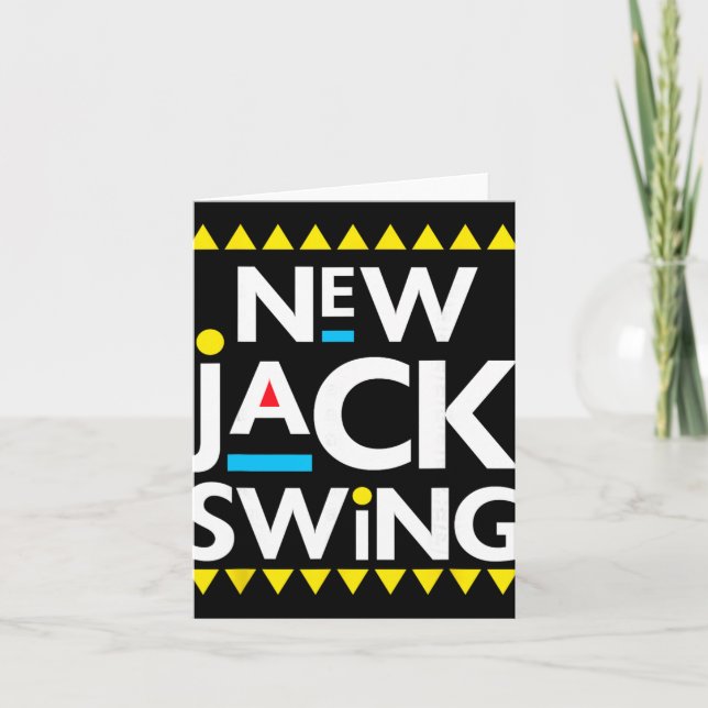 Jack Swing 90s R&amp;b Hip Hop  Kort (Framsida)