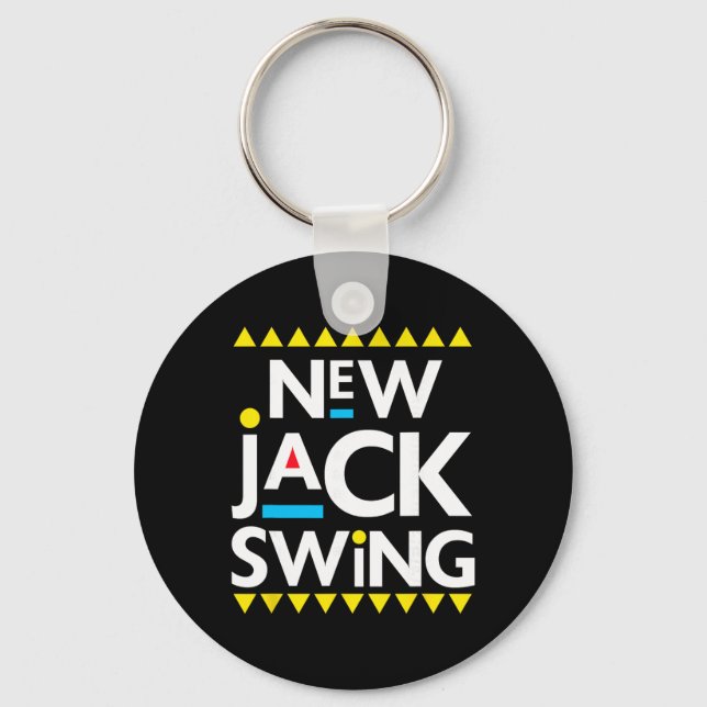 Jack Swing 90s R&amp;b Hip Hop  Nyckelring (Framsida)