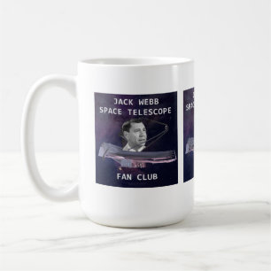 Jack Webb Space Telescope Fläkt Klubb Coffee Mugg