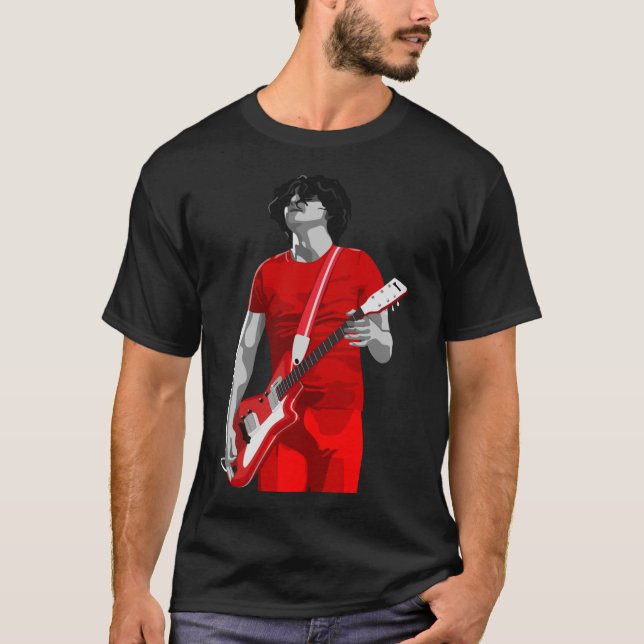 Jack White Portait Classic T-Shirt (Framsida)