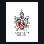 Jacka Arm av påve Benedictus XVI-utskrift Poster<br><div class="desc">Påven Benedictus XVI gjorde historia i och med valet i vår 2005, och har gjort en lika minnesvärd utgång i och med att han i februari 2013 tillkännagav att han avsagt sig Sankt Peter:s tron. En man av underbar tro och djup kultur med hjärtat av en lärare, hans åtta år...</div>