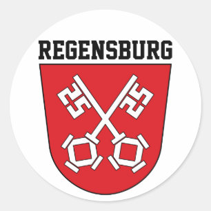 Jacka Arm av Regensburg, Tyskland Runt Klistermärke
