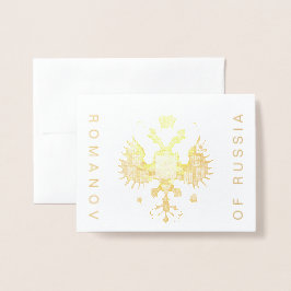 Jacka Arm Foil Note Card Folierat Kort