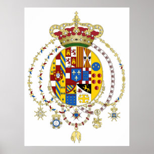 Jacka Arm Kingdom of Two Sicilies Officiell Italie Poster
