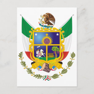 Jacka Arm Queretaro Officiell Mexiko Symbol-Logoty Vykort
