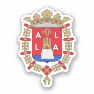 Jacka av arm Alicante, Spanien Klistermärken