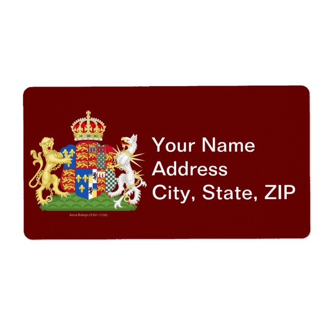 Jacka av Arm Anne Boleyn Fraktsedel (Framsidan)