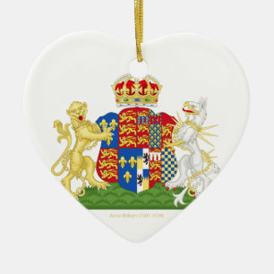 Jacka av Arm Anne Boleyn Julgransprydnad Keramik