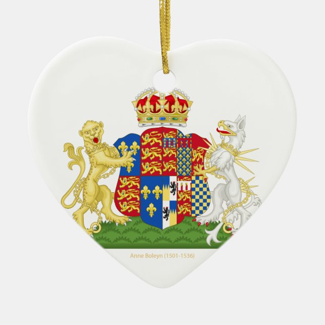 Jacka av Arm Anne Boleyn Julgransprydnad Keramik (Framsidan)