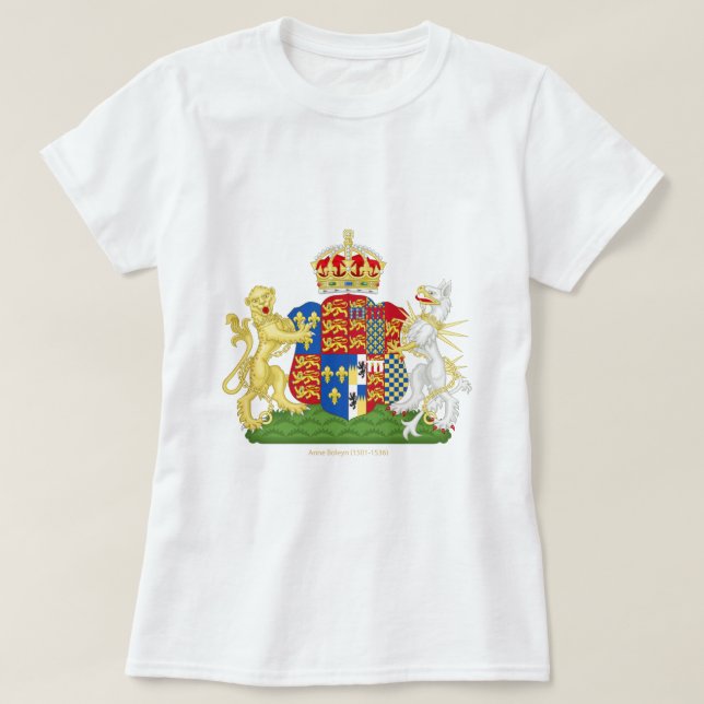 Jacka av Arm Anne Boleyn Tee (Design framsida)