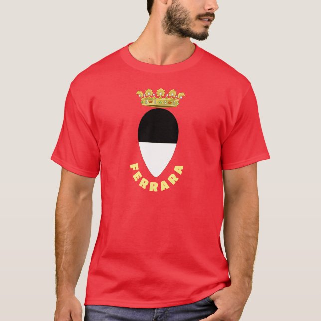 Jacka av Arm av Ferrara, ITALIEN T Shirt (Framsida)