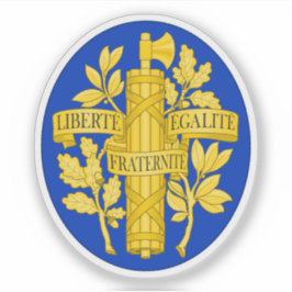 Jacka av arm av Frankrike Klistermärken