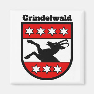 Jacka av Arm av Grindelwald, Schweiz Magnet