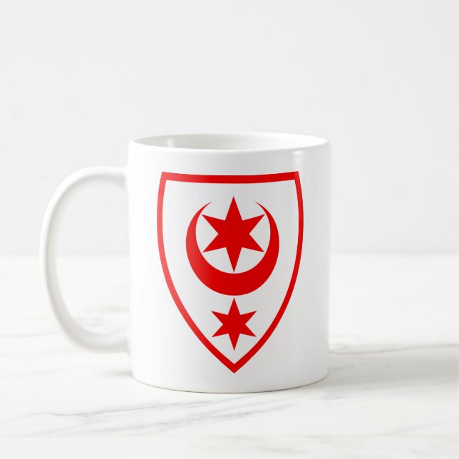 Jacka av Arm av Halle (Saale), Tyskland Kaffemugg (Vänster)
