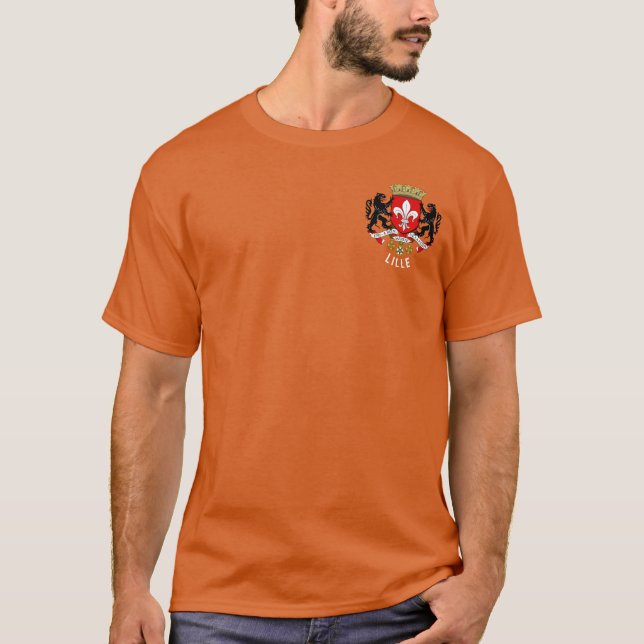 Jacka av arm av Lille, Frankrike T Shirt (Framsida)