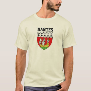 Jacka av Arm av Nantes, Frankrike T-Shirt