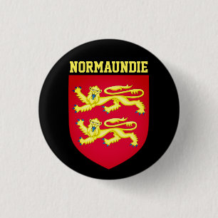 Jacka av Arm av Normandie - FRANKRIKE Knapp