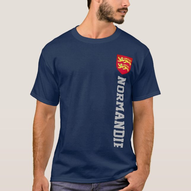 Jacka av Arm av Normandie - FRANKRIKE T-Shirt (Framsida)