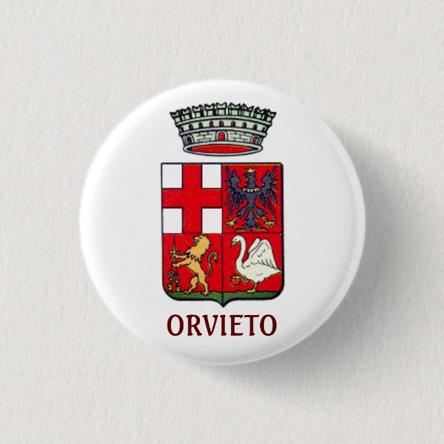 Jacka av Arm av Orvieto, Italien Knapp (Framsida)