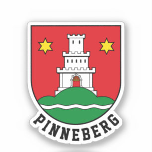 Jacka av Arm av Pinneberg, Tyskland Klistermärken