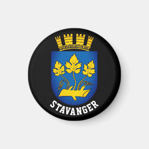 Jacka av Arm av Stavanger, Norge Magnet
