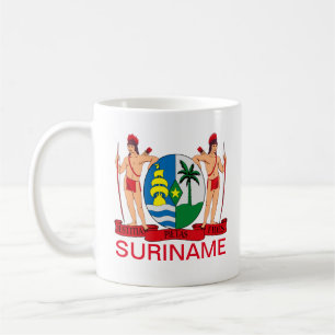 Jacka av Arm av Surinam Kaffemugg