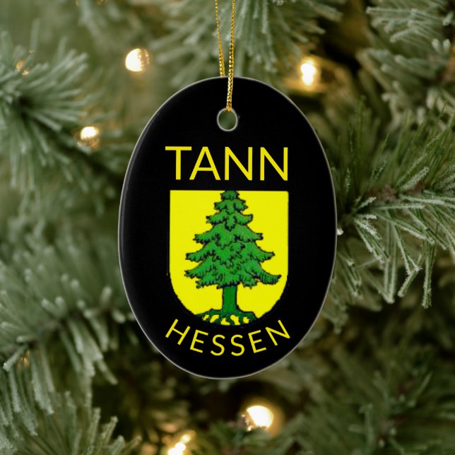 Jacka av Arm av Tann, Hessen (Tyskland) Julgransprydnad Keramik (Träd)