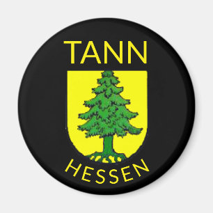 Jacka av Arm av Tann, Hessen (Tyskland) Magnet