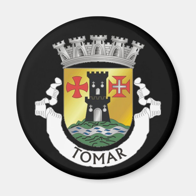 Jacka av Arm av Tomar, PORTUGAL Magnet (Framsidan)