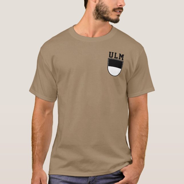 Jacka av Arm av Ulm - TYSKLAND T Shirt (Framsida)