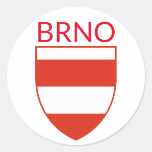 Jacka av Arm Brno-CZECHIA Runt Klistermärke