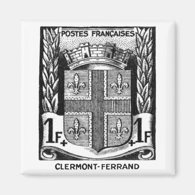 Jacka av Arm, Clermont-Ferrand-Frankrike Magnet (Framsidan)