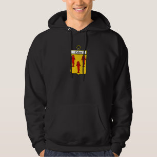 Jacka av Arm-familjekort Hoodie