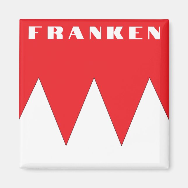 Jacka av arm från Frankrike, Tyskland Magnet (Framsidan)